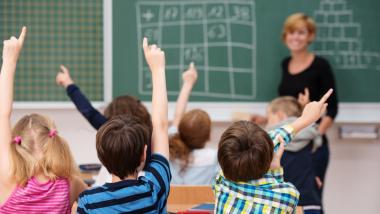 Klassenraum mit Schülern